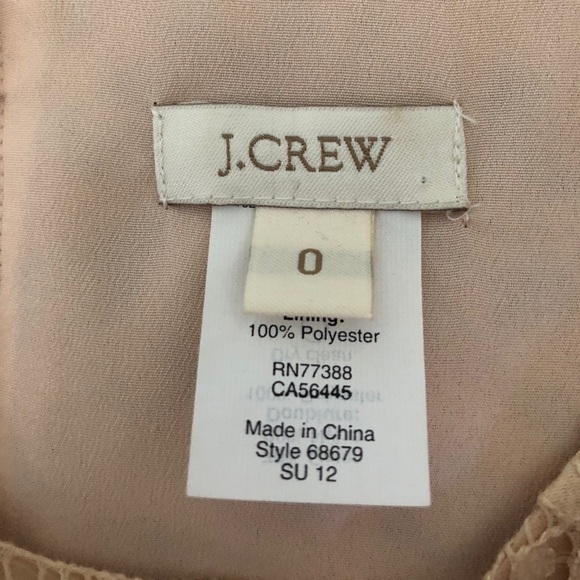 J.Crew tiered shift dress in raindrop lace - Picture 3 of 4